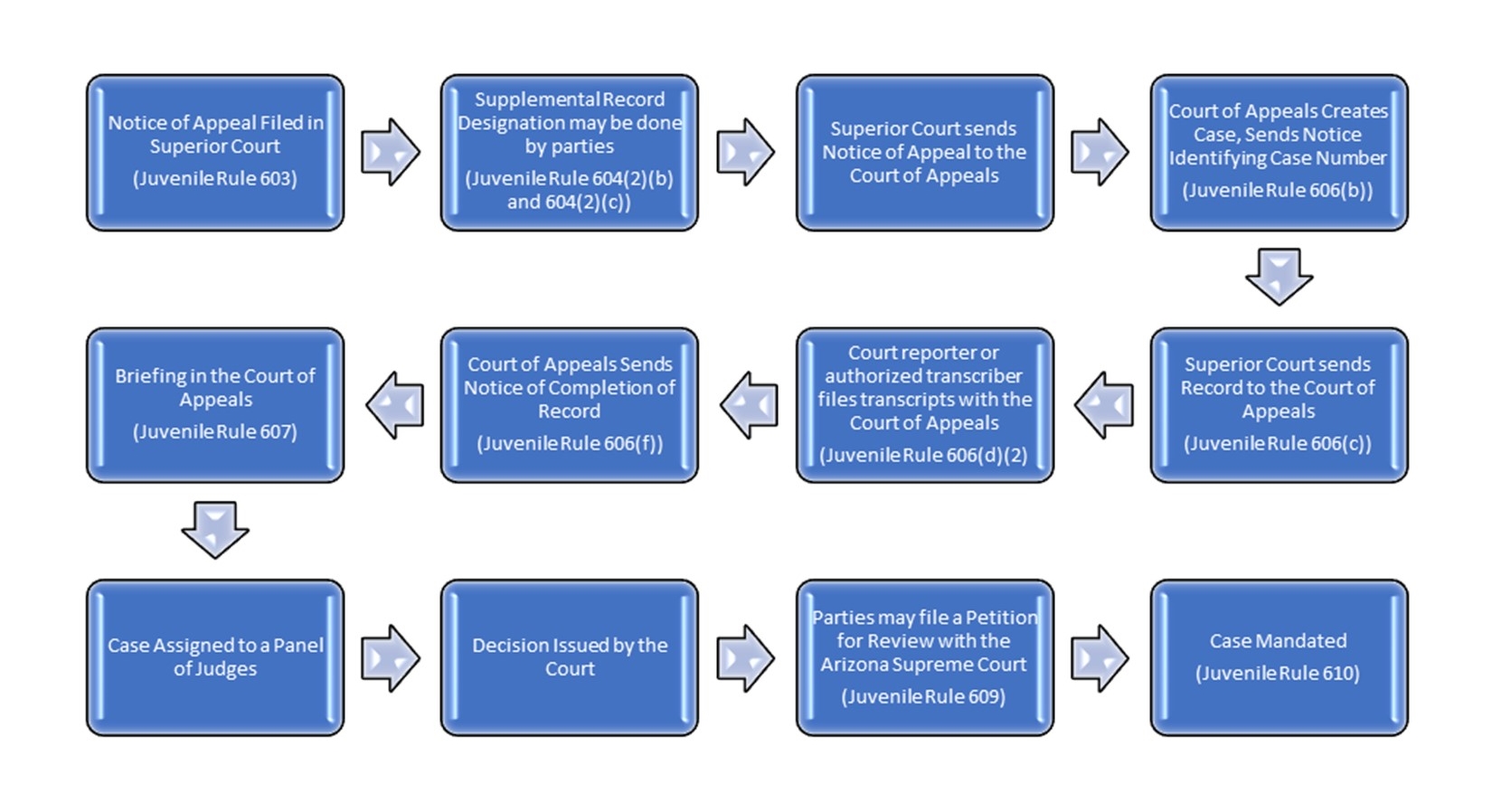 Judgement – Process Juvenile Appeals Process Overview